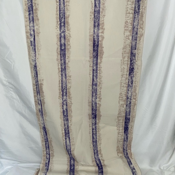 Hand Block Blue Table Runner - Picture 2 of 3